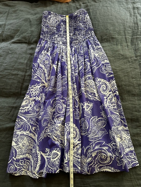 Mara Hoffman - Organic Cotton Nicole Maxi Skirt / Strapless Dress - Size Small - Picture 8 of 16